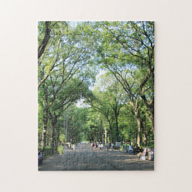 Puzzle Central Park : Promenade des poètes en été (Vertical)