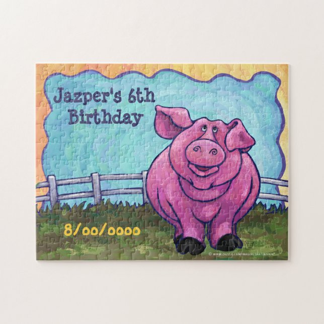 Puzzle Centre de la partie de porc (Horizontal)