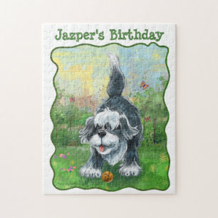 Puzzle Centre Shaggy Sheep Chien