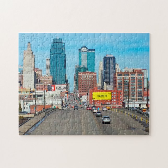 Puzzle Centre-ville de Kansas City. (Horizontal)