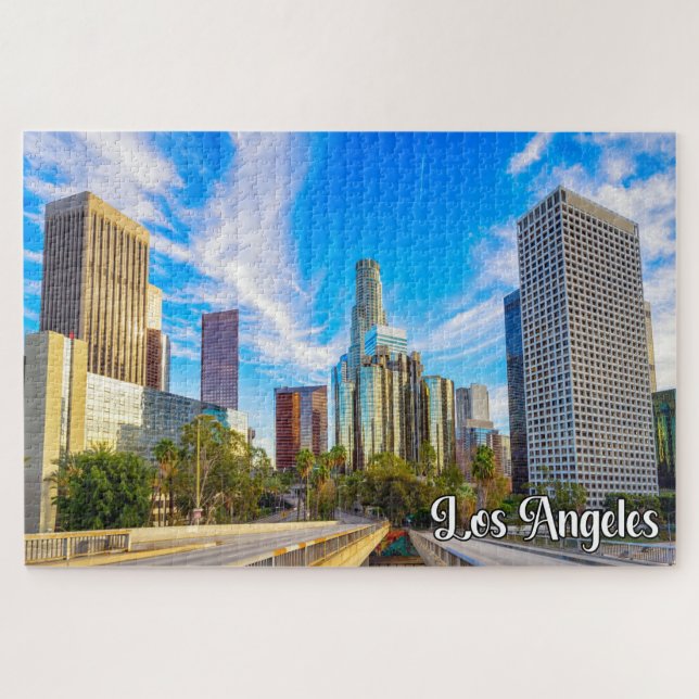 Puzzle Centre-ville de Los Angeles, Californie, USA (Horizontal)