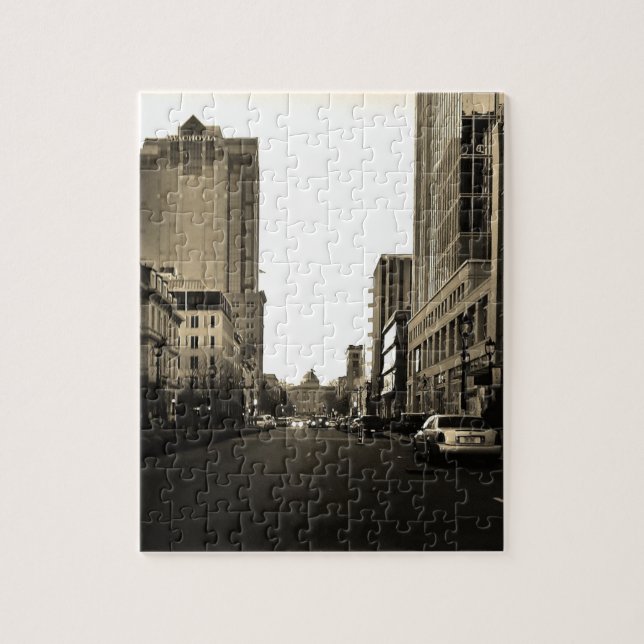 Puzzle Centre-ville de Raleigh (Vertical)