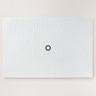 Puzzle cercle blanc et noir