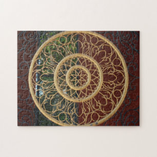 Puzzle cercle or