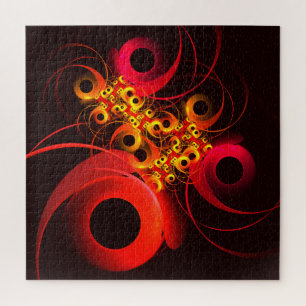 Puzzle Cercles colorés Motif d'art Abstrait moderne #08