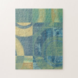 Puzzle Cercles et panneaux multicolores