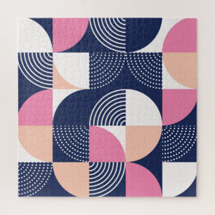 Puzzle Cercles graphiques Vintage Motif sans couture