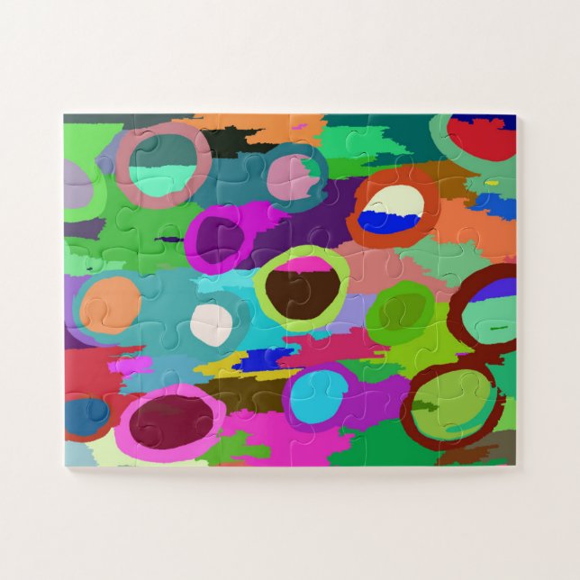 Puzzle Cercles super couleur 1 (Horizontal)
