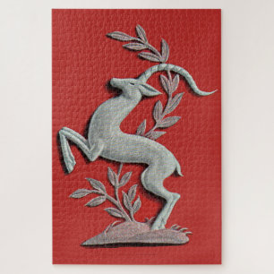 Puzzle cerf d'argent