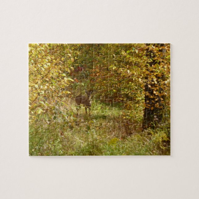 Puzzle Cerf de Pennsylvanie en automne (Horizontal)