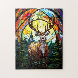 Puzzle Cerf en verre