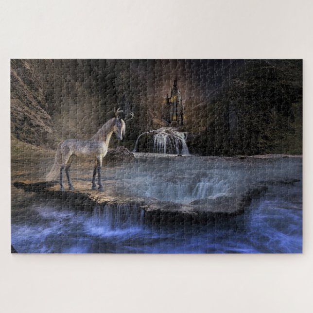 Puzzle Cerf Imaginaire/Cheval (Horizontal)