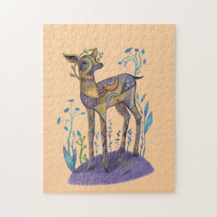 Puzzle cerf mignon