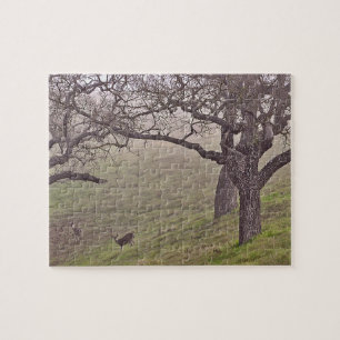Puzzle Cerfs et arbres