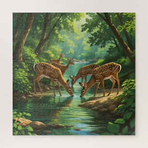 Puzzle Cerfs Sauvages