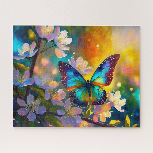 Puzzle Cerise Imaginaire Sunrise Papillon  (Horizontal)