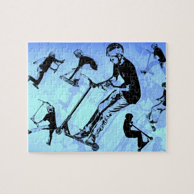 Puzzle C'est à propos du scooter ! - Trucs de scooter (Horizontal)