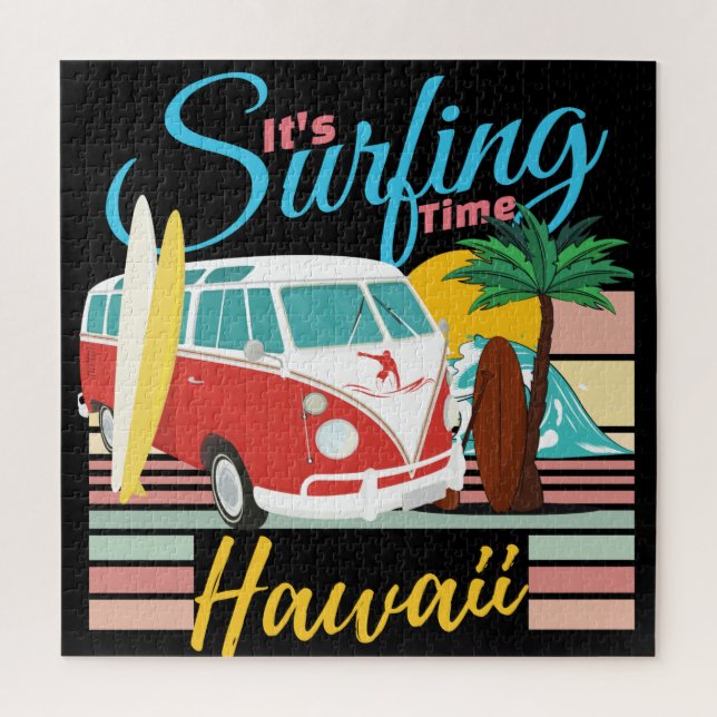 Puzzle C'est le temps du surf Hawaii - Summer Beach Vibes (Vertical)