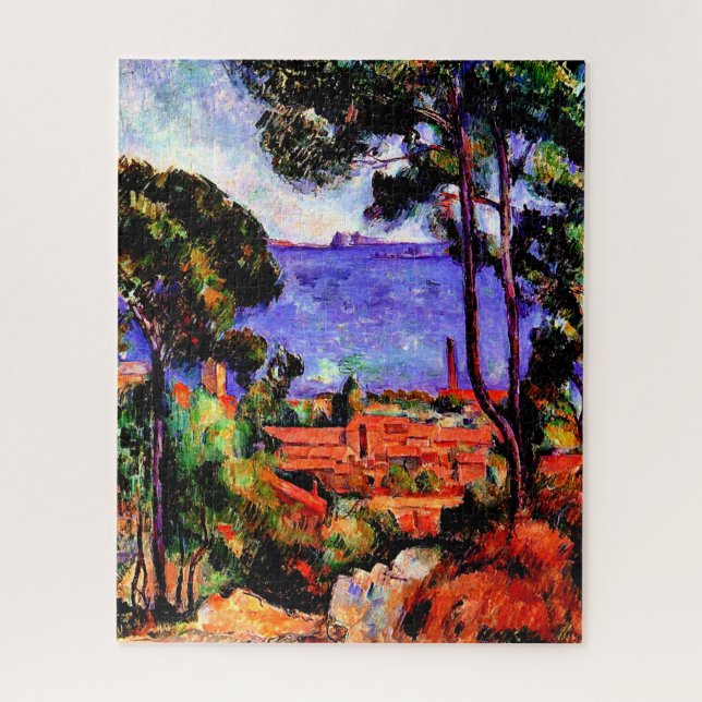 Puzzle Cezanne - View through the Trees (Vertical)