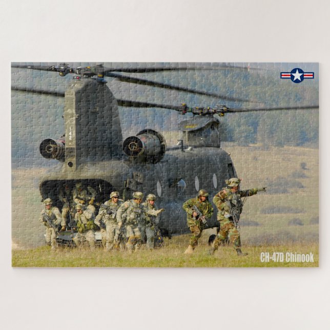 Puzzle CH-47D CHINOOK (20x30 POUCES) (Horizontal)