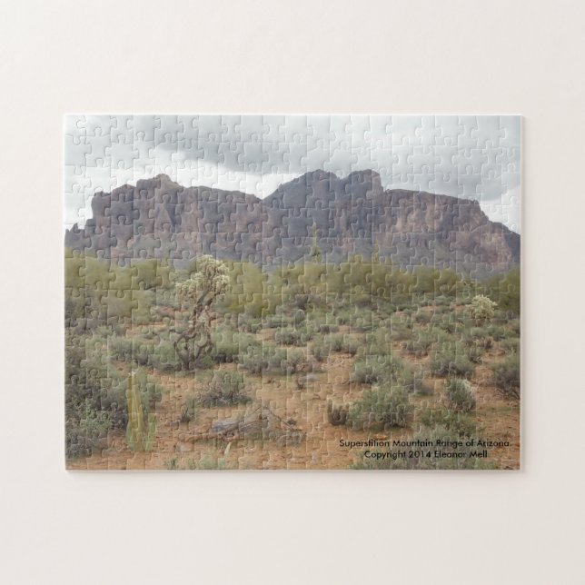 Puzzle Chaîne de montagne de superstition de l'Arizona (Horizontal)
