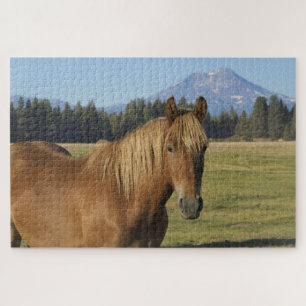 Puzzle Chaîne des Cascades   Cheval châtain