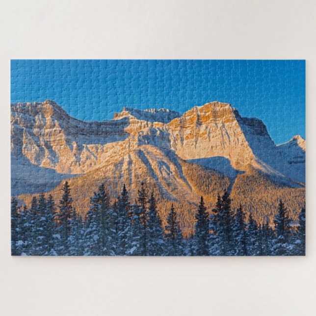 Puzzle Chaîne Waputik dans les Rocheuses canadiennes (Horizontal)