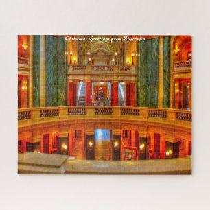 Puzzle Chambre de la capitale Wisconsin .Salutations de N