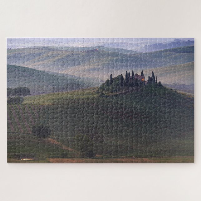 Puzzle Chambre en collines de la Toscane avec du (Horizontal)