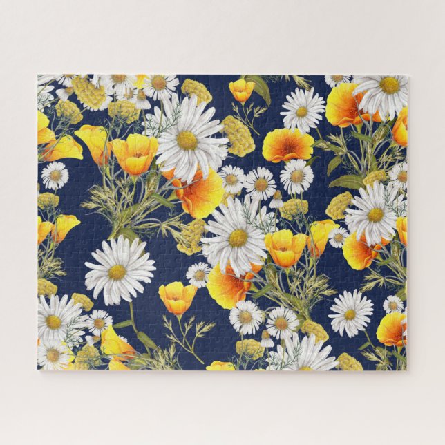 Puzzle Chamomiles et Poppies (Horizontal)