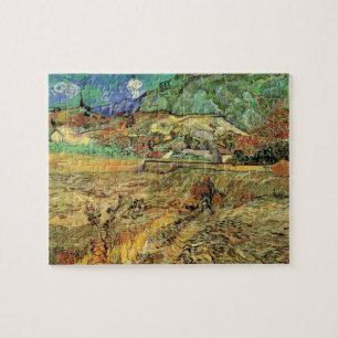 Puzzle Champ de blé fermé w Paysan par Vincent van Gogh