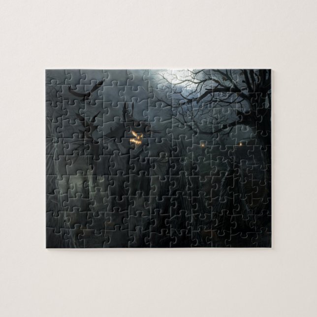 Puzzle Champ de Halloween de la mort (Horizontal)