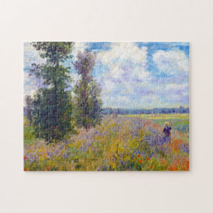 Puzzle Champ de pavot, Argenteuil, Claude Monet 1875