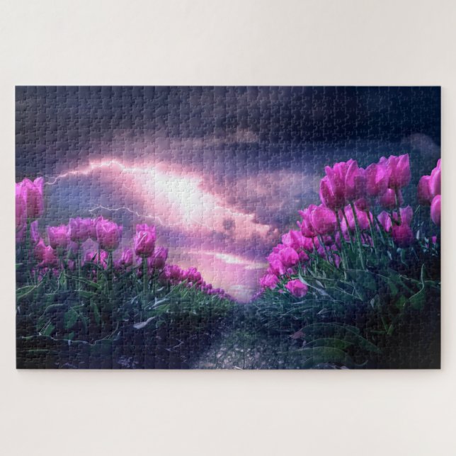 Puzzle Champ de Tulipes (Horizontal)