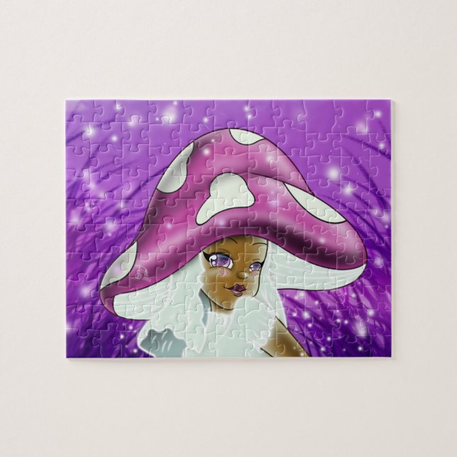 Puzzle Champignon afro-américain (Horizontal)