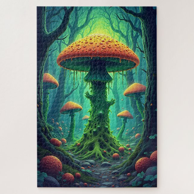 Puzzle Champignon Géant Surnaturel (Vertical)