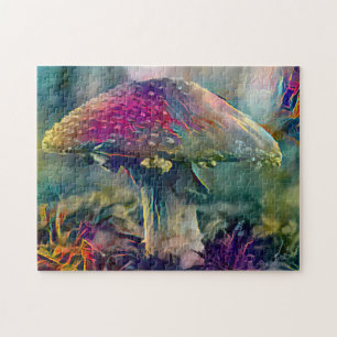 Puzzle Champignons de champignons colorés   Dur défi à Ji
