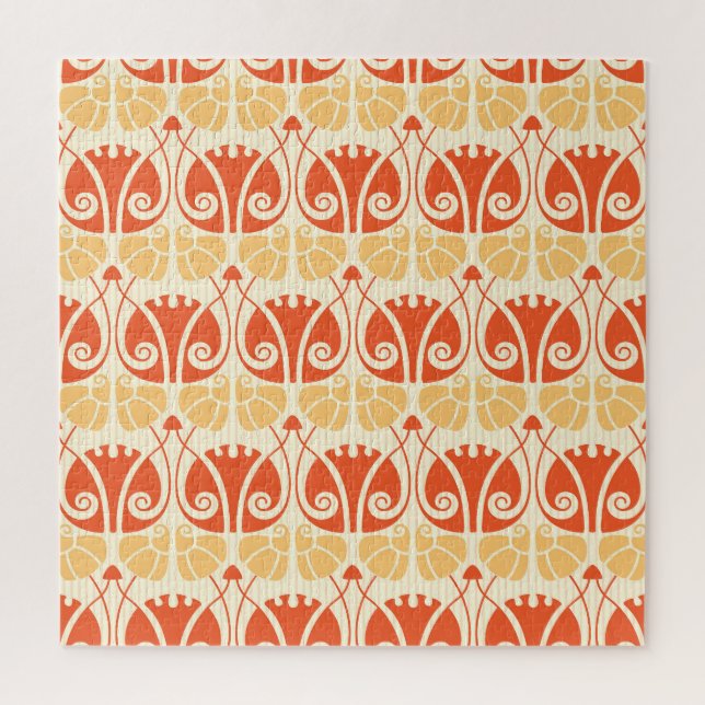 Puzzle Champignons de style moderne : Motif tendance (Vertical)