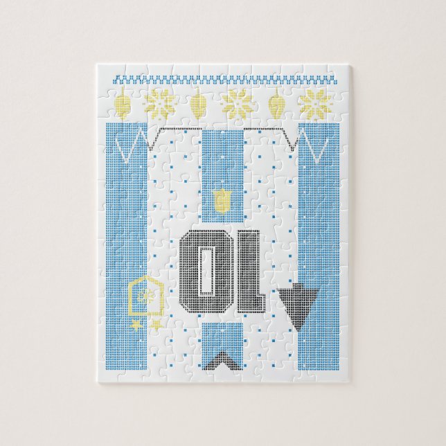 Puzzle Champion mondial d'Argentine (Vertical)