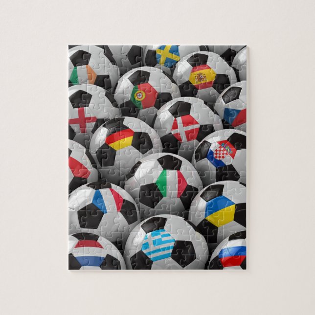 Puzzle Championnat du football de 2012 Européens (Vertical)