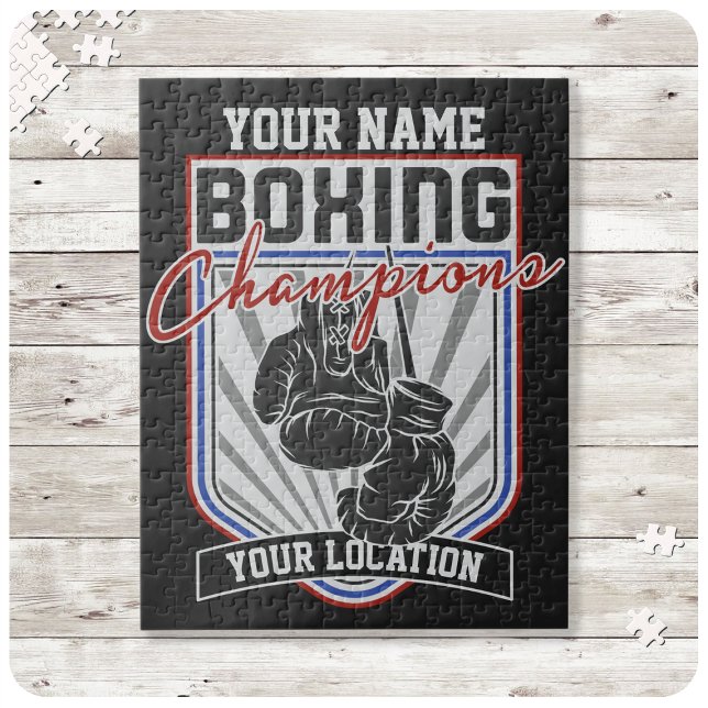 Puzzle Champions de boxe personnalisés Boxer Fitness Gym (Créateur téléchargé)