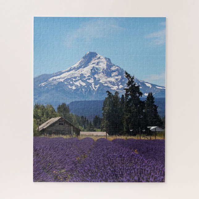 Puzzle Champs de Lavande de Hood (Vertical)