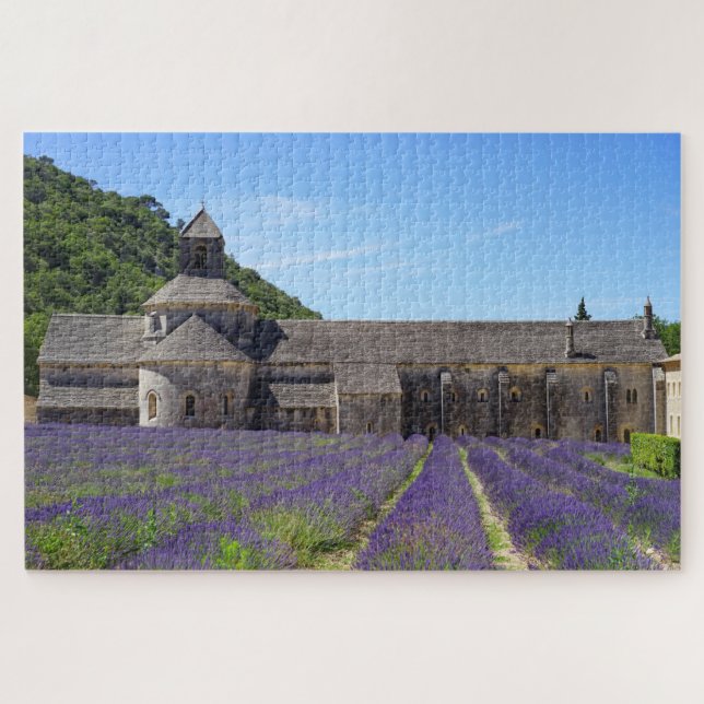 Puzzle Champs de lavande de l'abbaye de Senanque (Horizontal)