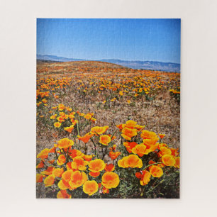 Puzzle Champs de pavot en Californie - Fleurs - 16x20 - 5