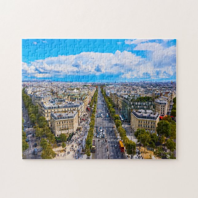 Puzzle Champs Elysées Paris. (Horizontal)