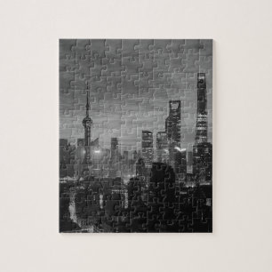 Puzzle Changhaï noir et blanc