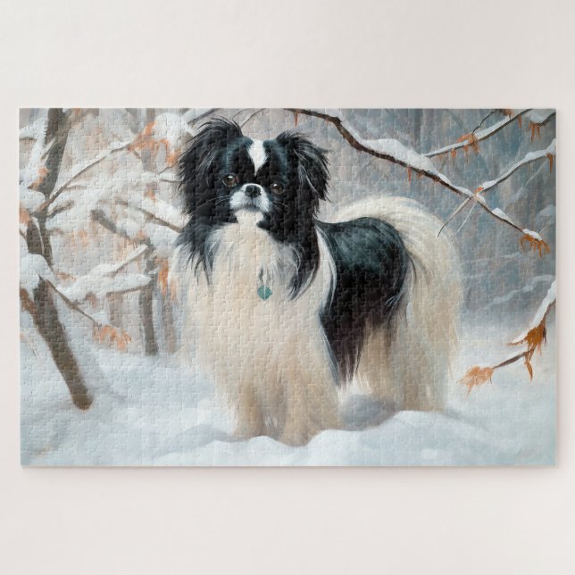 Puzzle Chanson Japonaise Laisser Neige Noël (Horizontal)