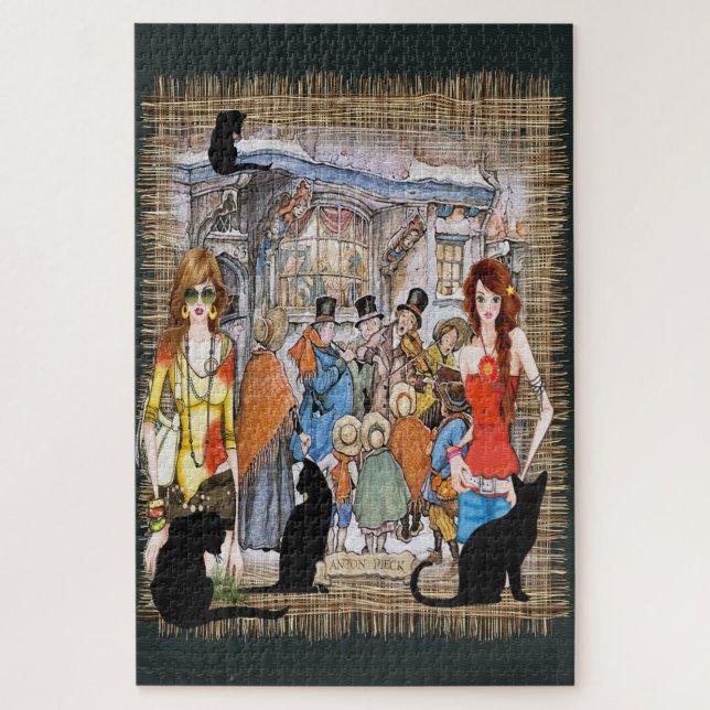 Puzzle Chanteurs Anton Pieck Carol (Vertical)