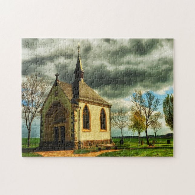 Puzzle Chapelle Eifel Allemagne. (Horizontal)