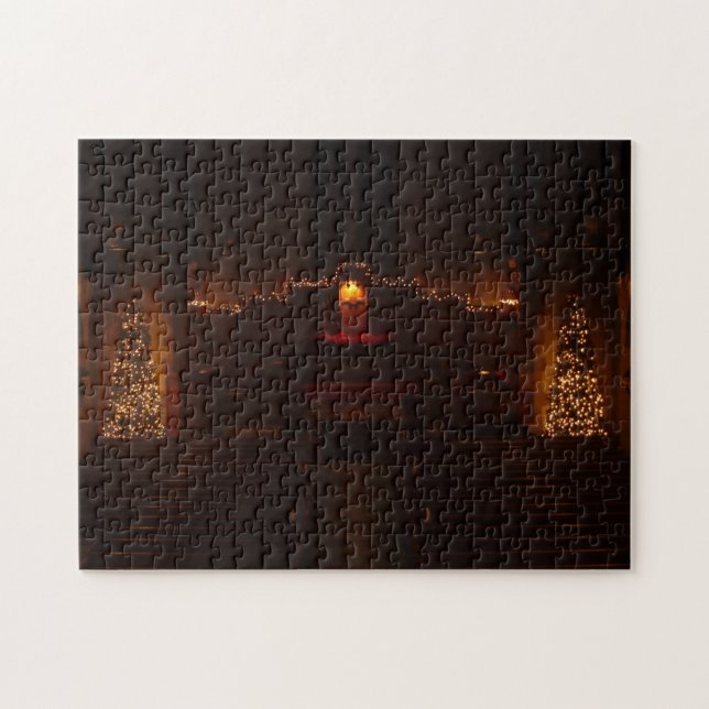 Puzzle Chapelle Harbison à Christmas Grove City College (Horizontal)